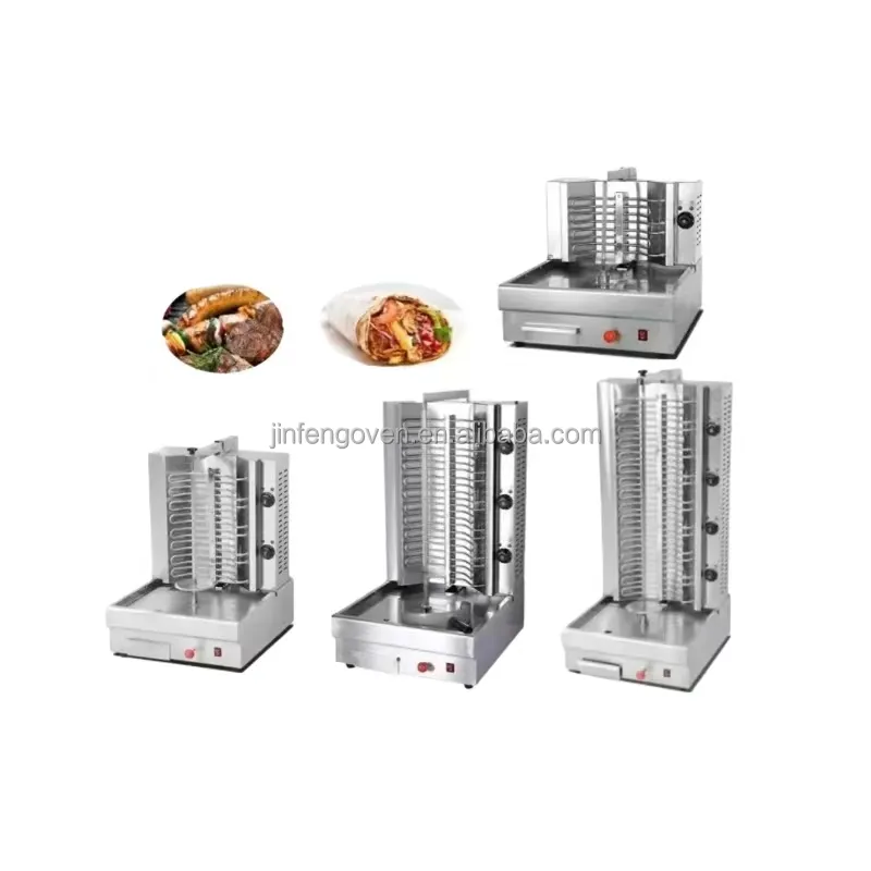 gewerbe elektrische kebab-maschine gas taste shawarma-maschine / kebab grill