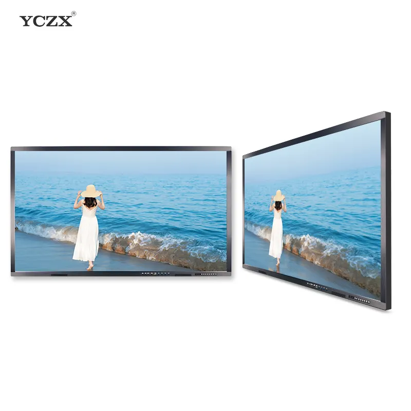 מחיר המפעל yczx מסך multouch אנטי glare אינטראקטיבי מערכת חלונות אנדרואיד עבור בית הספר