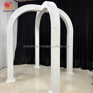 SMOOTH <span class=keywords><strong>2025</strong></span> Новинка: Металлический свадебный шуппа (мандап) белого цвета для мероприятий, на заказ - Product Image 6