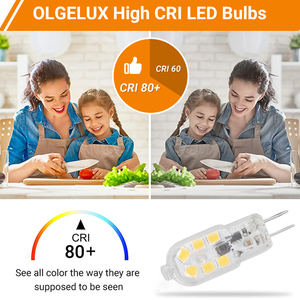 หลอดไฟ LED G4ดวง12V 1.5W ของโรงงานจีน,หลอดไฟ LED ให้ความสว่างสูงไม่มีสโตรโบสโคปประหยัดพลังงานต่ำ Bule - Product Image 4