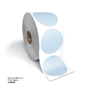Pegatinas térmicas directas de Color circular de 25mm y 1 pulgada al por mayor, etiquetas de envío para códigos de barras, etiqueta de nombre, diseño de logotipo DIY, código QR - Product Image 4
