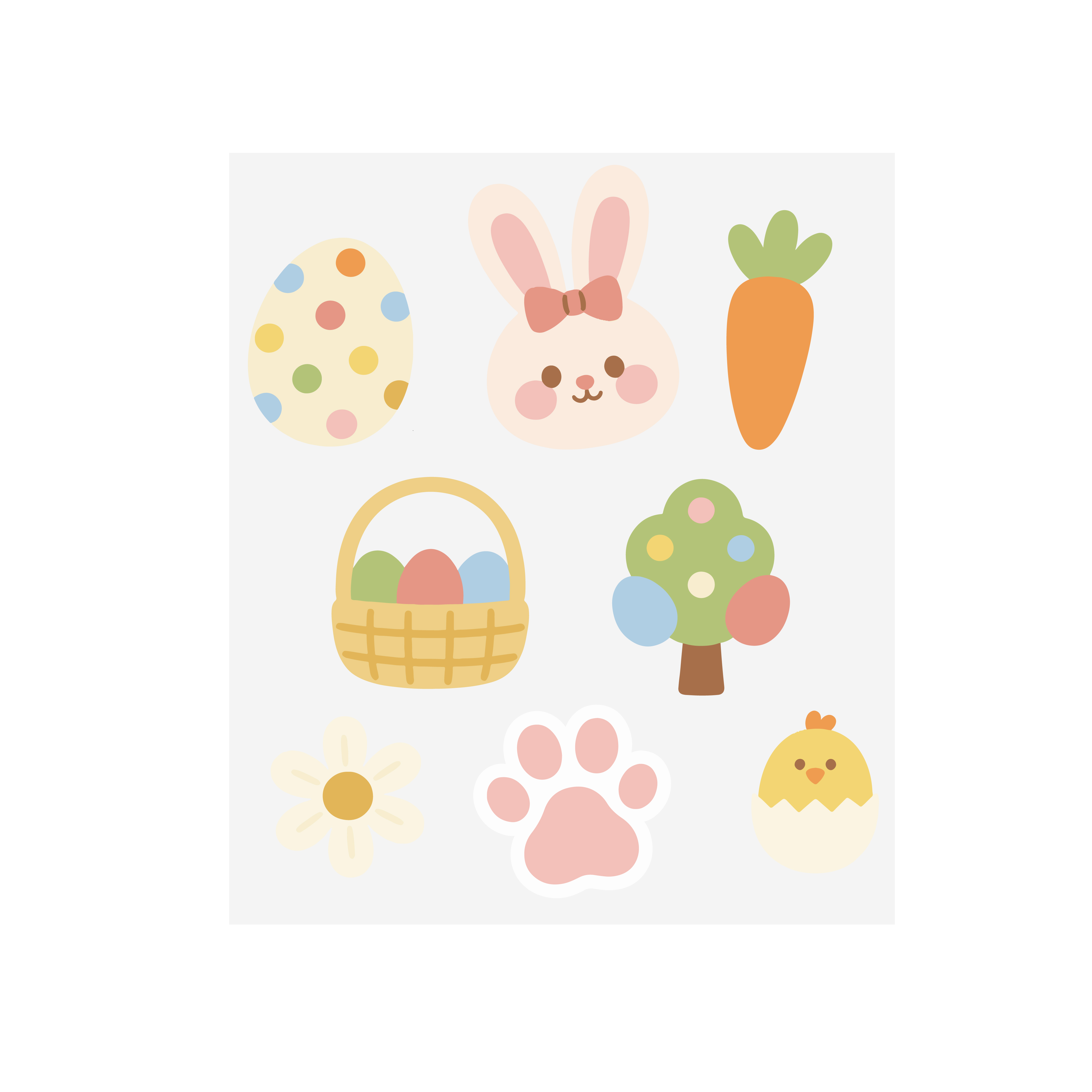 Patch bouton de Pâques 8 points