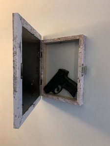Hidden Valuables Wooden Storage Box and Wood Storage Picture <strong>Frame</strong> 10 '' <strong>X</strong> 12 '' <strong>11</strong>&quot; <strong>X</strong> <strong>14</strong>&quot; Compartment Wall Mount Shadow Box - Product Image 3