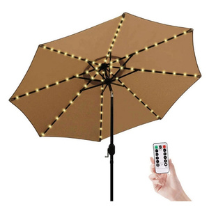 LED Umbrella String Light Wasserdicht 8 Beleuchtungs modus mit Fernbedienung für Camping zelte Weihnachten - Product Image 3