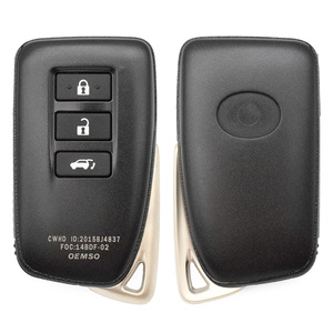 Akıllı araba anahtarı kabuk 3 düğmeler küçük itmeli anahtar l-exus NX GS RX ile uyumlu ES GX LX RC 200 250 350 LS 450H 300H modelleri - Product Image 5