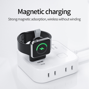 ที่ชาร์จไร้สายแบบแม่เหล็กพกพา,ที่ชาร์จนาฬิกาสำหรับ Apple Watch Series 7 6 5 4 3 2 1 Usb