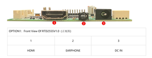 RTD2556 V1.0 Replacement Driver Board FHD <strong>LCD</strong> <strong>Controller</strong> Board 1920*1080 Support with EDP Signal <strong>Input</strong> Powr 12v <strong>Input</strong> - Product Image 5