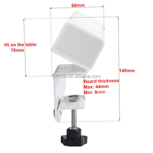 Alumínio Desk Clamp Power Strip com 3 Tomadas 1 USB-A 2 USB-C Portas Estação de Carregamento Rápido para Tabletop Use AU Plug Standard