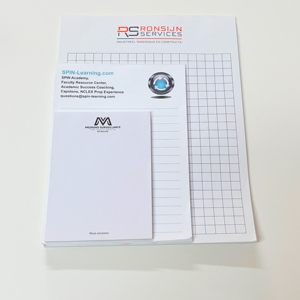 Custom <strong>Notepad</strong> Leaflet Brochure A4 A5 A6 Printed Logo <strong>Writing</strong> Paper Sticky Note Pads and Pen Gift Set - Product Image 6
