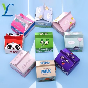 Cute Art Paper Page Marker Portable <strong>Rainbow</strong> Self-Adhesive Memo Pad with On-the-<strong>Go</strong> Use for Office School in Milk Box Style - Product Image 3