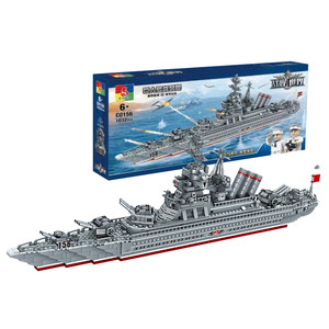 WOMA <strong>TOYS</strong> Wholesale Customize Kids Patrol War Fleet Battle Ships Bricks <strong>Toy</strong> Model Building Blocks Battleship Juguetes Hobbies