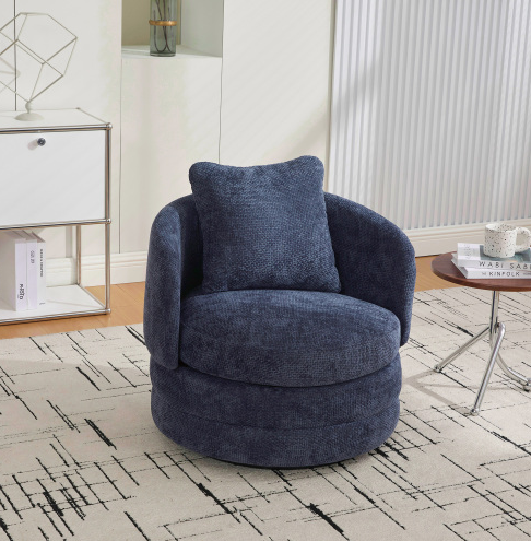 Navy + Chenille + Foam