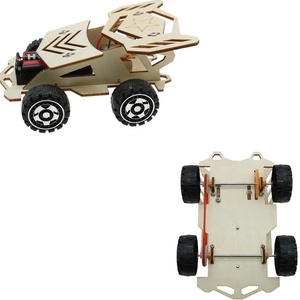 RC四輪駆動車材料クリエイティブDIY科学実験モデルキット組み立てプロジェクト子供のための教育を教える - Product Image 1