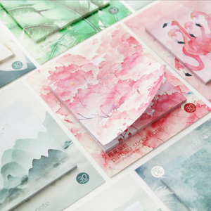 Certified Botanical Sticky <strong>Notes</strong> Custom Minimalist Floral Memo Pads for Office/Hotel/Wellness Custom Sticky <strong>Notes</strong> - Product Image 4