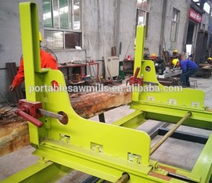 Pista ultralarga y carga y descarga neumática Maquinaria de carpintería de madera Aserradero circular con carro - Product Image 4