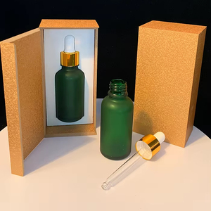 Luxury Essential Oil Packaging 5ml <strong>10ml</strong> 15ml 30ml 50ml 100ml Cosmetic Eye Frosted <strong>White</strong> Serum Glass Dropper Bottle With <strong>Box</strong> - Product Image 3