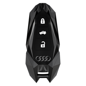 Audi A3 8P 8L S3 için uygun uygun için uygun RS3 Q3 Q7 uzaktan kumanda koruyucu araba aksesuarları moda çinko alaşım araba anahtarı kapağı kabuk - Product Image 1