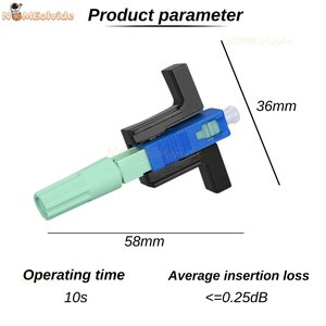 PACBTECH光ファイバクイックコネクタ58MM SC UPC高速光コネクタWiFi GPRS & TCPネットワーク100ピース/ロット - Product Image 4