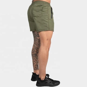 <strong>Custom</strong> Premium Swimming Athletic <strong>Elastic</strong> Waist Designer Print Zipper Pocket Shorts <strong>String</strong> Slim Fit 100% <strong>Polyester</strong> Shorts Men - Product Image 3