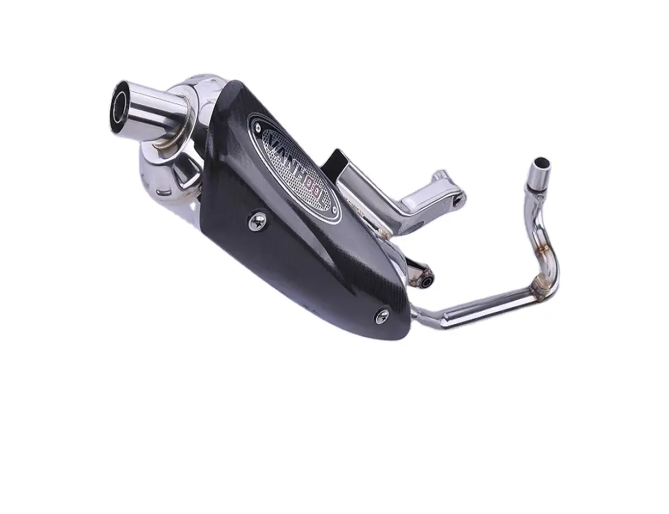 High Performance Motorcycle Accessories Stainless Steel Motorcycle Exhaust Muffler Pipe for Piaggio Vespa 150 Vespa 300