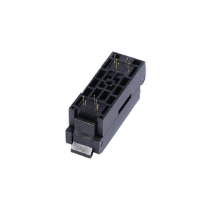 Zócalo de envejecimiento de control de temperatura independiente Precisión Paso de 1,70mm Zócalo de prueba de 10 pines para programación de chips de grado industrial