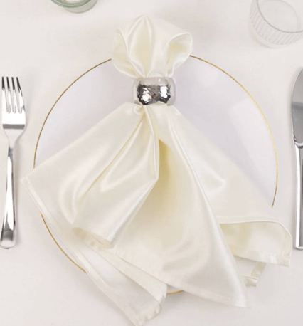 Serviette blanche