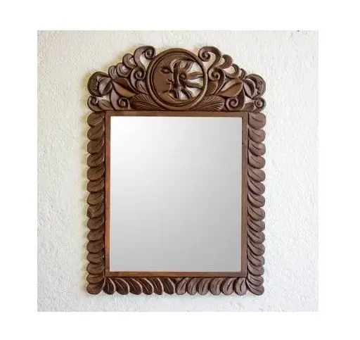 Vendi prodotto con buona qualità e prezzo Design Premium specchio da parete con cornice in legno più venduto