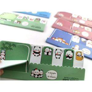 可爱文具卡通印花卡哇伊便签生态纸材料可回收便签套装 - Product Image 5