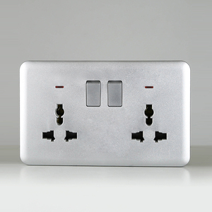 Enchufe conmutado multifunción 13A BS Reino Unido estándar británico MF enchufe eléctrico multifunción 146mm negro Reino Unido enchufes de pared conmutados - Product Image 2