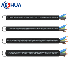 300V 500V Power Devices PVC Insulated and Sheathed <strong>3</strong> Cores 0.5 0.75 1.0 1.5 <strong>2.5</strong> MM Electric <strong>Wire</strong> - Product Image 3