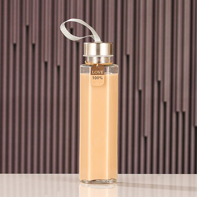 300ml hexagonal +stainless steel cover