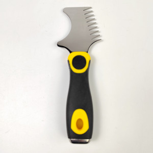 Cuchillo de masilla raspador multifunción profesional 5 en 1 para cepillo de limpieza y rodillo con extremo de martillo de plástico - Product Image 1
