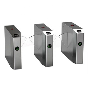 Flap Barrier Turnstile <strong>Access</strong> <strong>Control</strong> <strong>System</strong> Face/Fingerprint/RFID Card Reader Supports Single/Dual Lane - Product Image 4