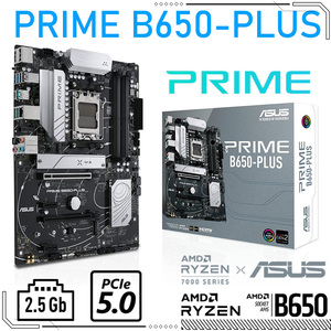 AMD B650 Motherboard PRIME B650-PLUS AM5 Mainboard DDR5 <strong>Desktop</strong> <strong>Support</strong> AMD 7800X3D 7900X 7000 Series AM5 CPU - Product Image 1