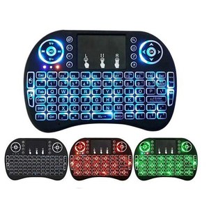 Teclado i8 air mouse 2,4 GHz, 7 colores, fabricante, precio directo de fábrica