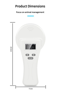 Rfid 134.2KhzペットマイクロチップアニマルFDXBHDXハンドヘルドリーダー牛、牛農場管理用耳タグスキャナー - Product Image 5