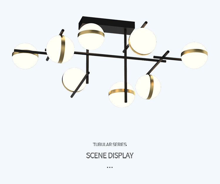 Factory Price Nordic Luxury ball decoration corridor chandelier family interior pendant light for hotel design