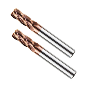 55 derece yuvarlak burun Tungsten çelik karbür freze kesicisi 4 - Edge End Mill dairesel ark parmak freze çakısı freze kesicisi torna makinesi aracı - Product Image 4