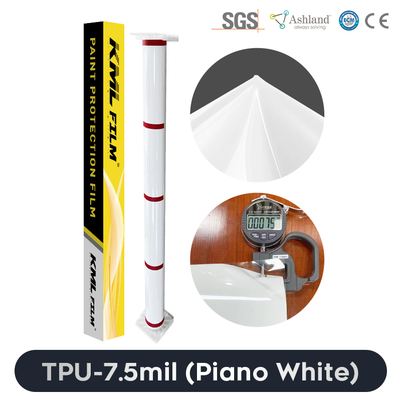 Piano White-7.5mil TPU PPF