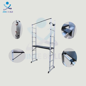 Construcción Estructura de construcción Sistema de andamio Aluminio Multiusos Escalera Marco Andamio