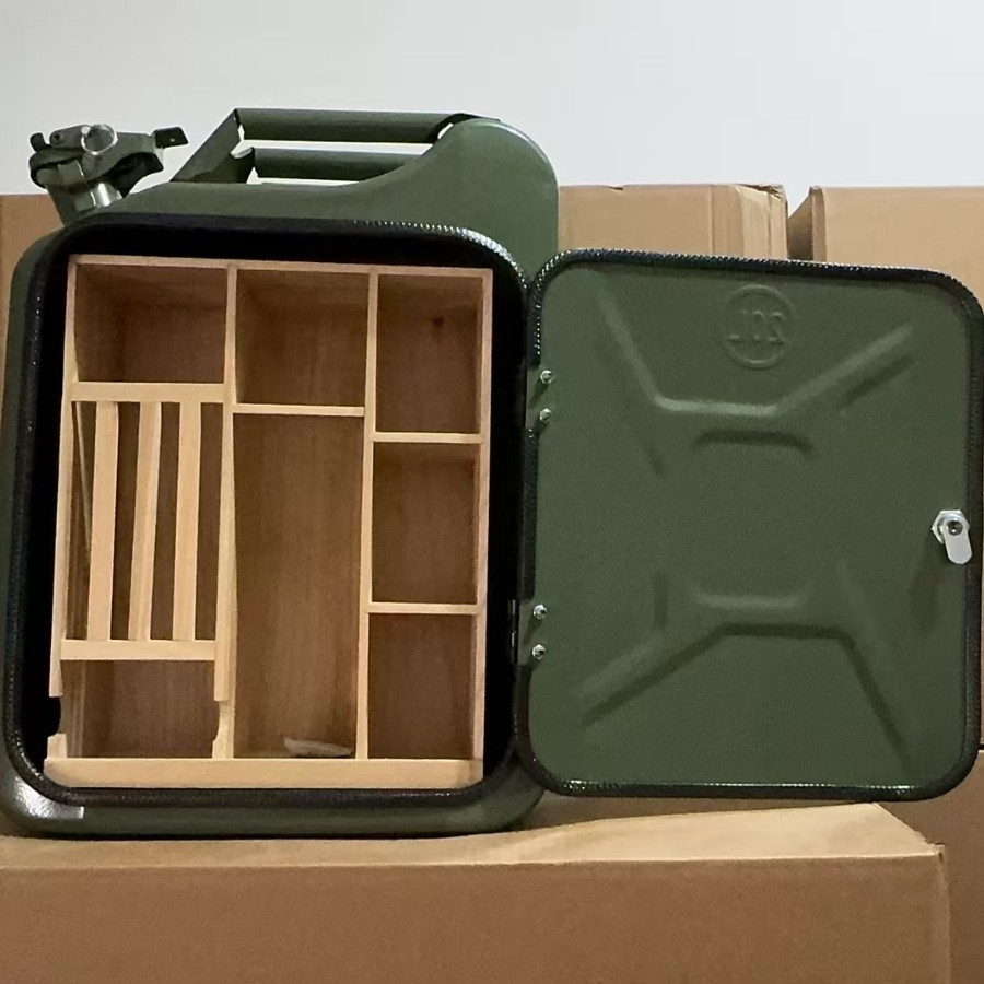 Gabinete de vino de estilo americano (verde)