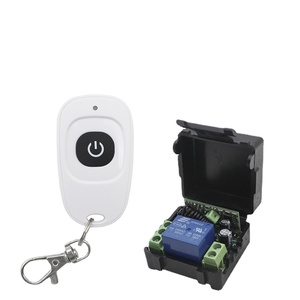 Drahtlose Fernbedienung DC 12 V 10 A 1 CH Relais 433 MHz Empfangsmodul für 1527 Codes lernen - Product Image 4