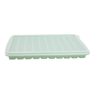 Molde de cubitos de hielo en bloque de silicona OEM y ODM con tapa Bandeja de hielo congelada para el hogar con logotipo personalizado para máquina de hielo - Product Image 2