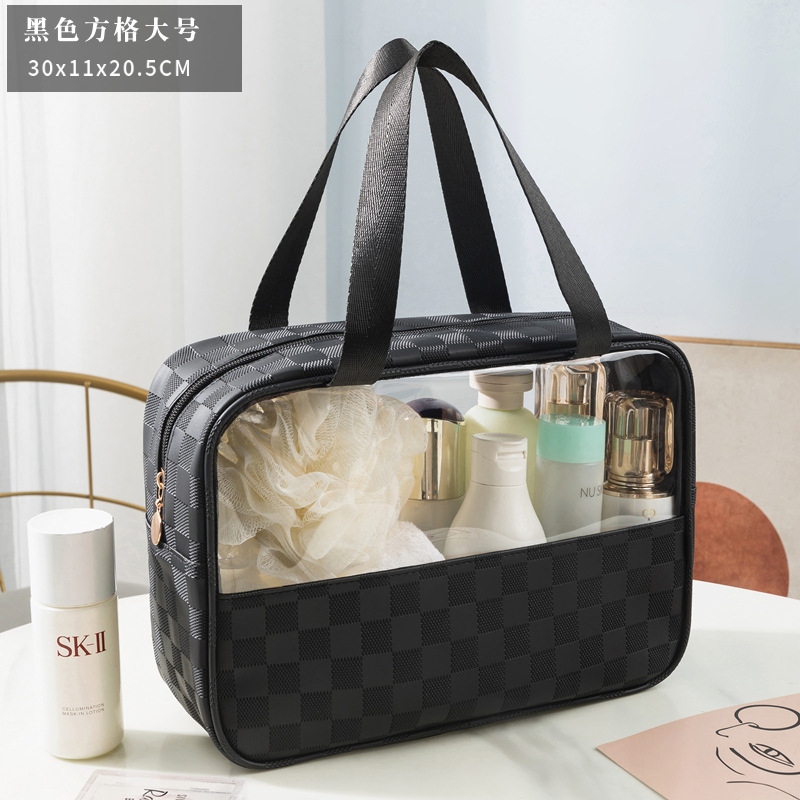 Grand format à carreaux noirs