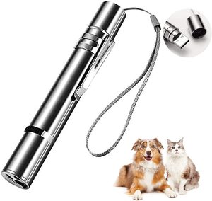 3 in 1 Mini torcia a LED in alluminio multifunzione ricaricabile Pet Cat Catch puntatore Laser giocattolo interattivo per esercizi - Product Image 2