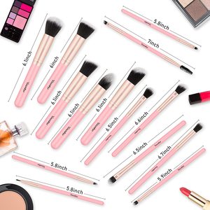 Makeup <strong>Brushes</strong>, Makeup Kit 14PCS, Make up <strong>Brushes</strong> Set Pink for Makeup - Product Image 4
