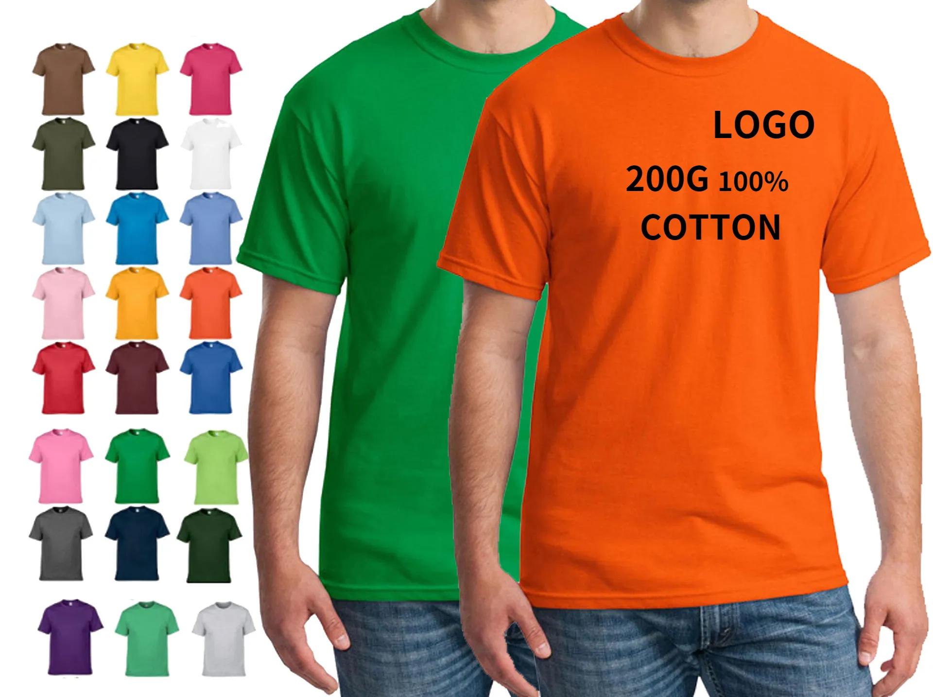 Grosir Kaus Polos Logo Dicetak Bordir dan Sublimasi Digital Dicetak Kebesaran Wanita dan Pria T-shirt