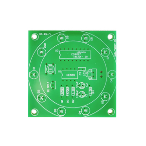 Lucky Rotary DIY Electronic LED Light <strong>Kit</strong> NE555P CD4017BE Electronic component module - Product Image 3