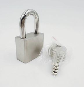 Padlocks and <strong>Key</strong> in Bulk Password Double Waterproof Ring Iron <strong>Lock</strong> Safety Padlock Iron Locker <strong>Key</strong> 30mm Padlock - Product Image 1