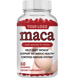 Maca Gummies Amino asitler mineraller ve vitamin organik Maca aralığı zengin kadınlar için kalça büyütmek için erkek canlılık geliştirmek - Product Image 1